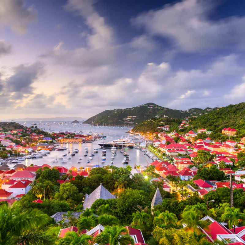 broad view of gustavia st. bart's