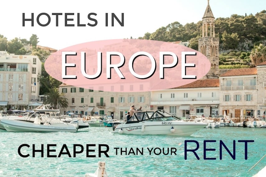 cheapest hotels in Europe