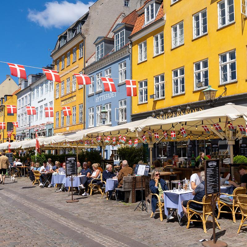 Cafes and bars in Copenhagen, Denmark