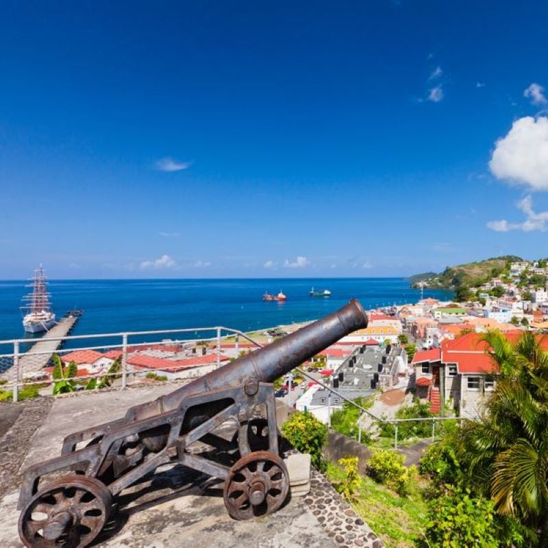 Cannon in St George's, Grenada