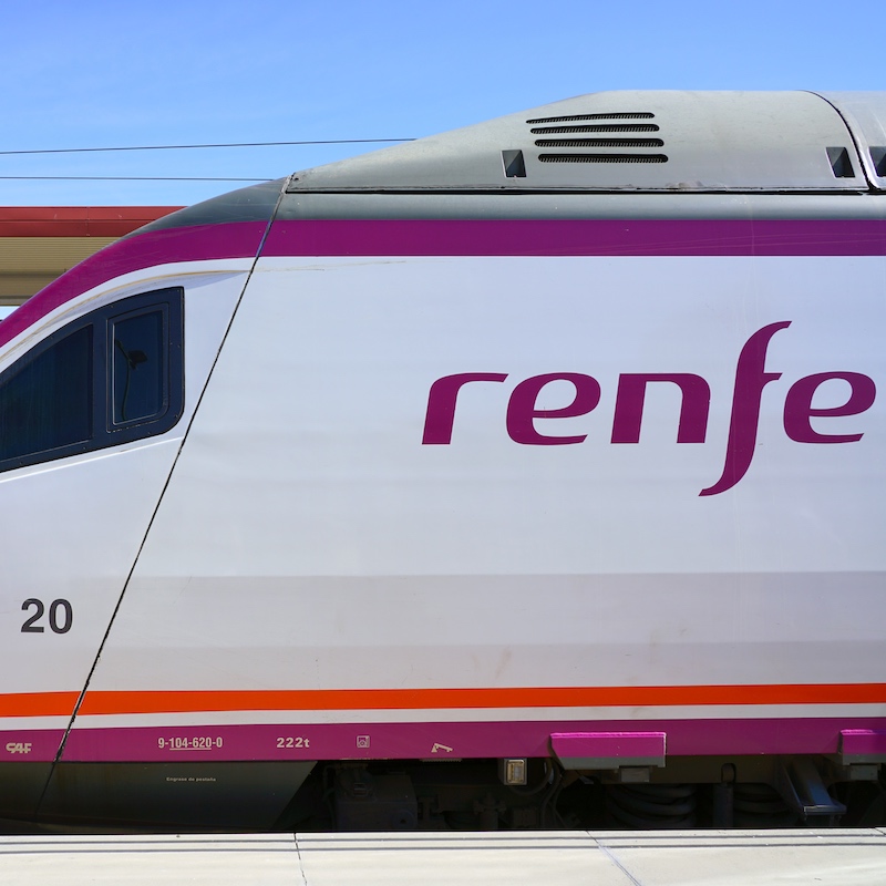 Renfe train at station