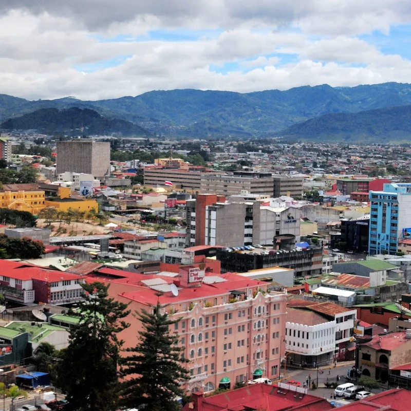 City center of San José, Costa Rica