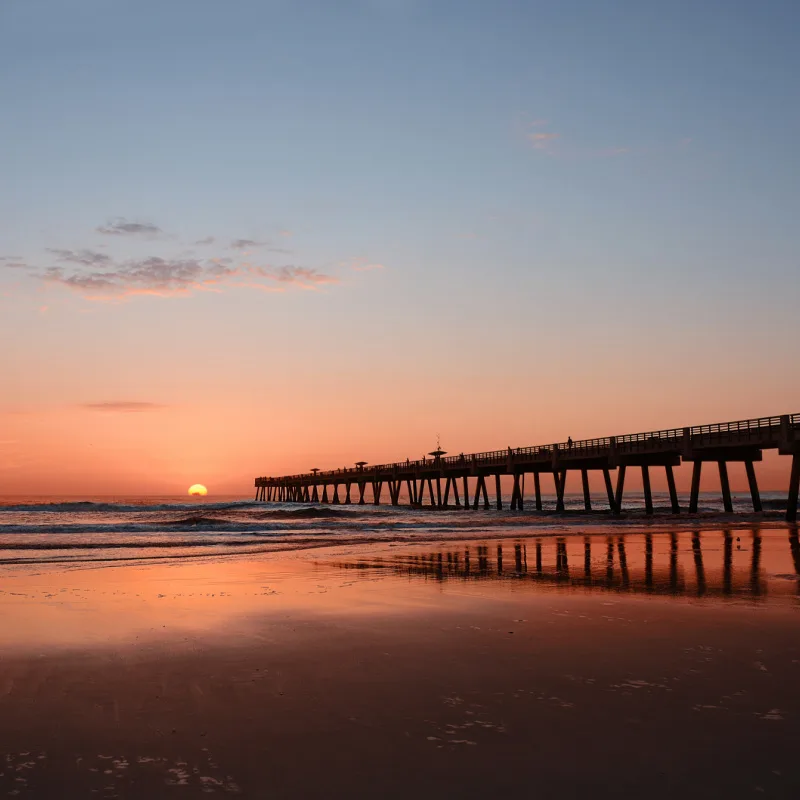Florida Sunset Sand Beach