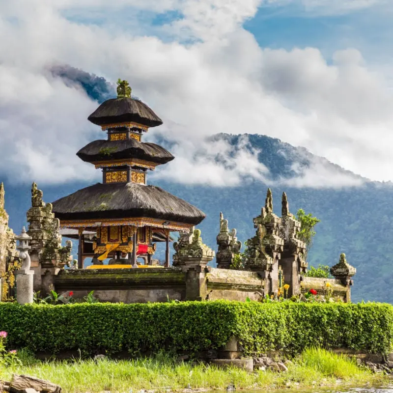 A hindu temple in Bali Indonesia