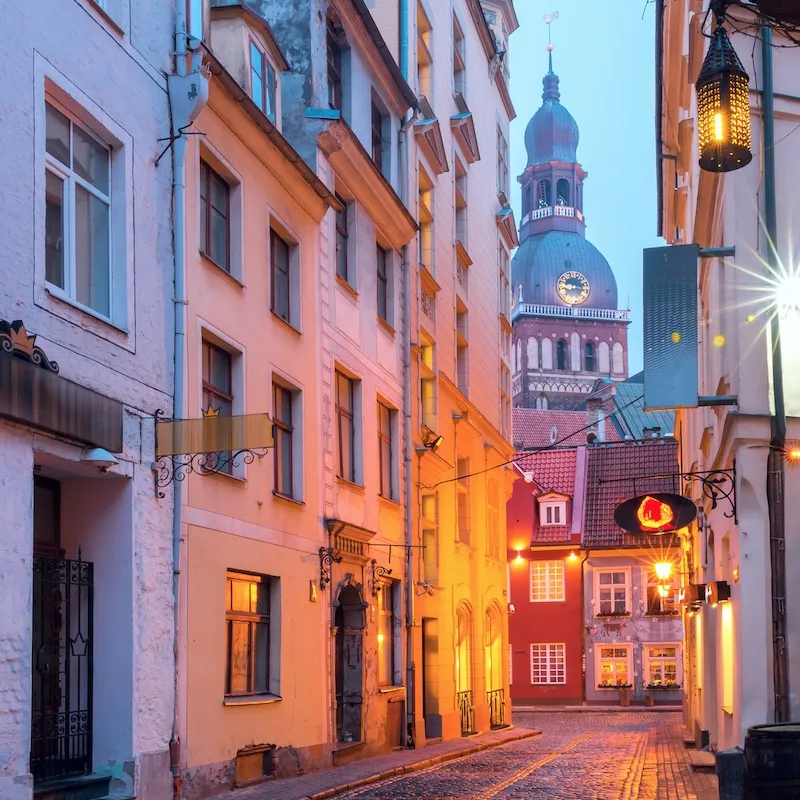 Old Town in Riga, Latvia