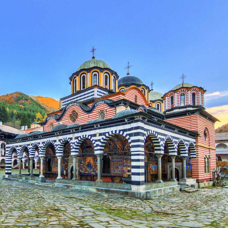 Rila Monastery In Bulgaria, Eastern Europe