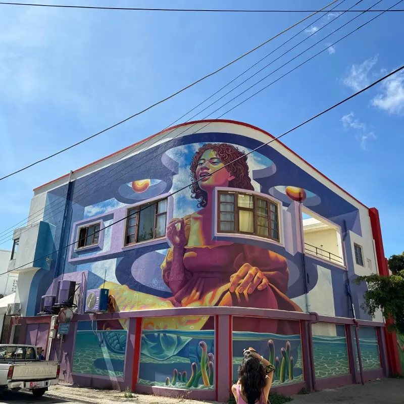 Street art in San Nicolas Aruba