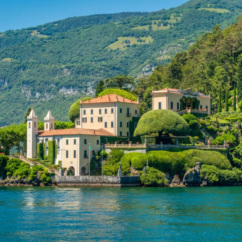 Villa del Balbianello, Lake Como, Italy. 